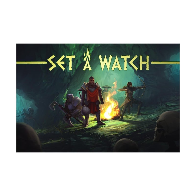 Rock Manor Games - Set A Watch - A 1-4 Player Cooperative Game - Use Skills and Dice to Battle Monsters and Defeat The Horde - Image 1